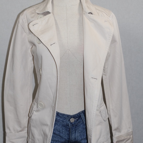 Gap Cotton Trench Coat Jacket - Picture 4 of 16